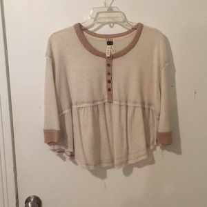 cream free people top